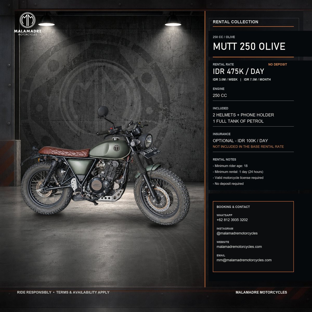 Mutt 250 Olive