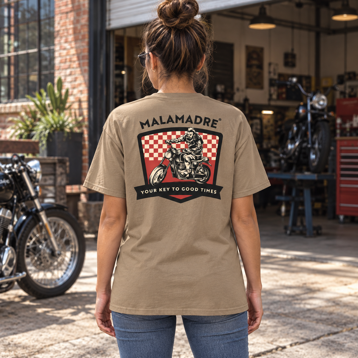 AI lifestyle mockup of MM VINTAGE THEME; original product detail images retained
