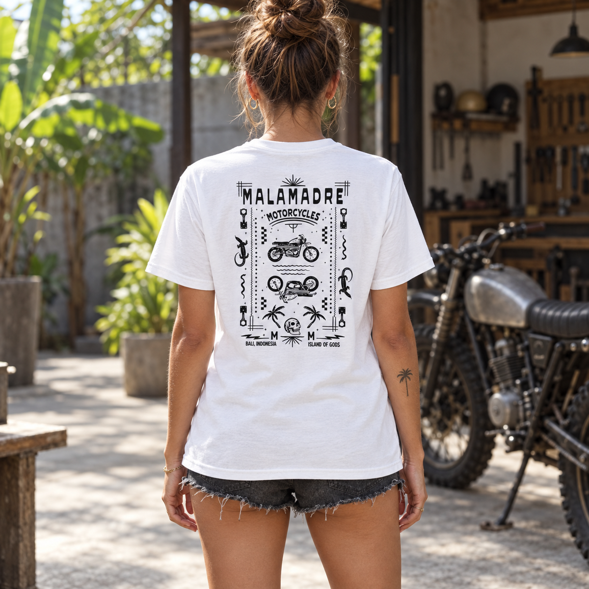 AI lifestyle mockup of MM HOUSE OF SPEED; original product detail images retained