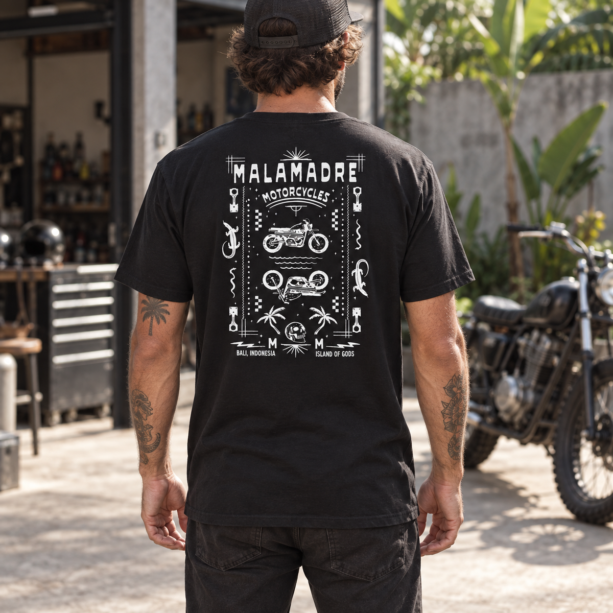 AI lifestyle mockup of MM HOUSE OF SPEED; original product detail images retained